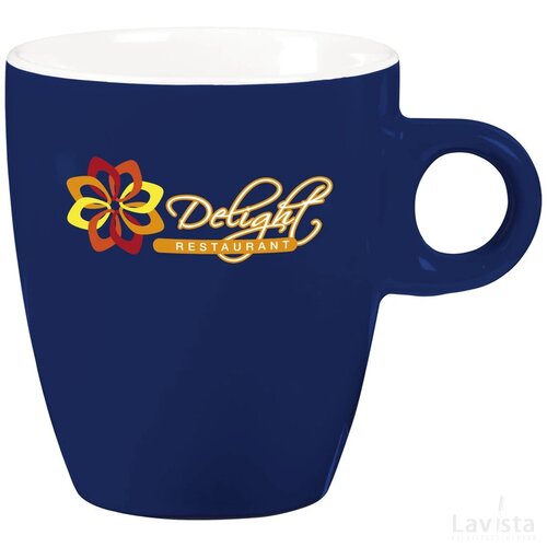 Coffeecup Wit/Blauw