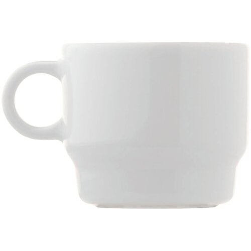 Kop & schotel driehoek Satellite Wit 180 ml