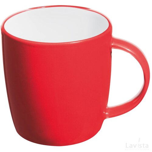 Koffiekopje in leuke kleuren Rood