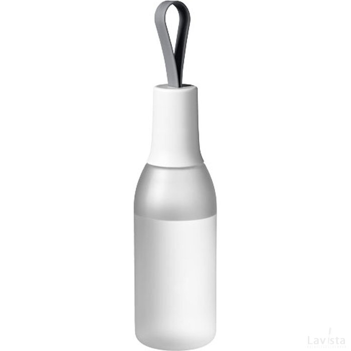 Flow drinkfles Frosted clear, wit