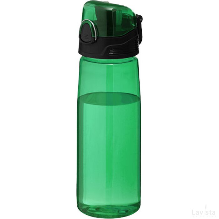 Capri sportfles Transparant groen