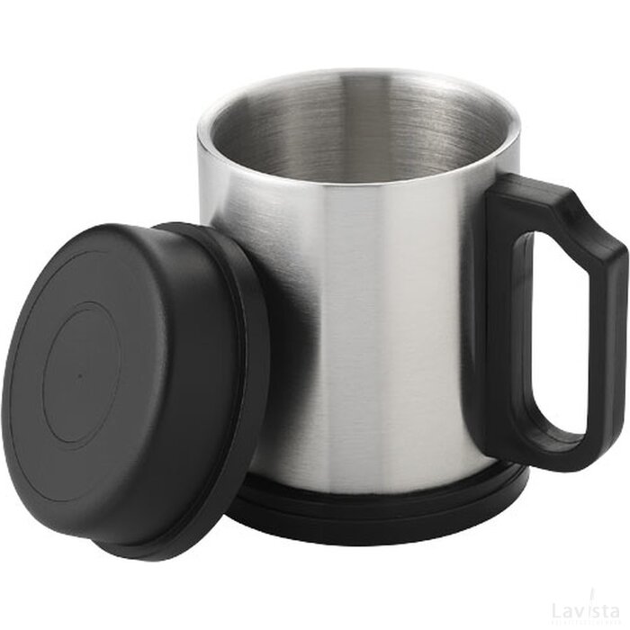 Barstow geïsoleerde drinkbeker Zilver,Zwart Zilver, Zwart