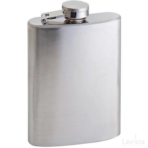 Heupfles metaal | 104 ml | Graveren | grijs silvergrey zilvergrijs