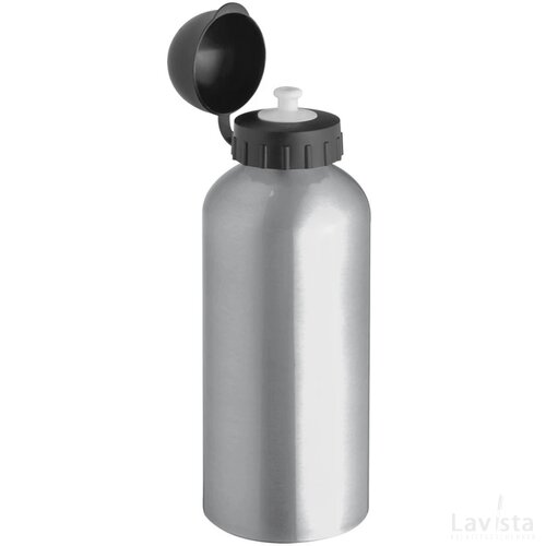Metalen drinkfles, 600 ml Sassenberg grijs silvergrey zilvergrijs