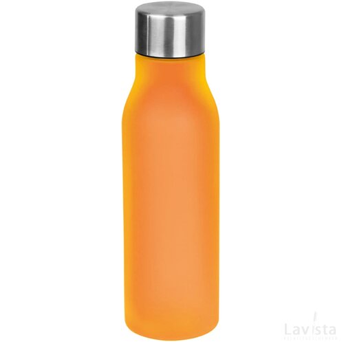 Kunststof drinkfles oranje