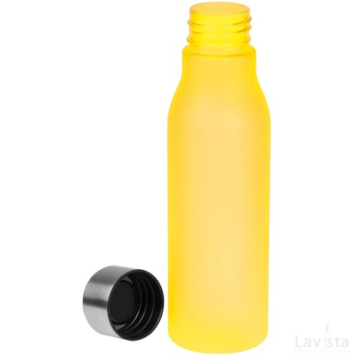 Kunststof drinkfles geel