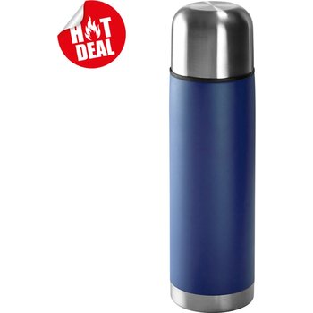 RVS isoleerkan- 0,5L Saalburg blauw