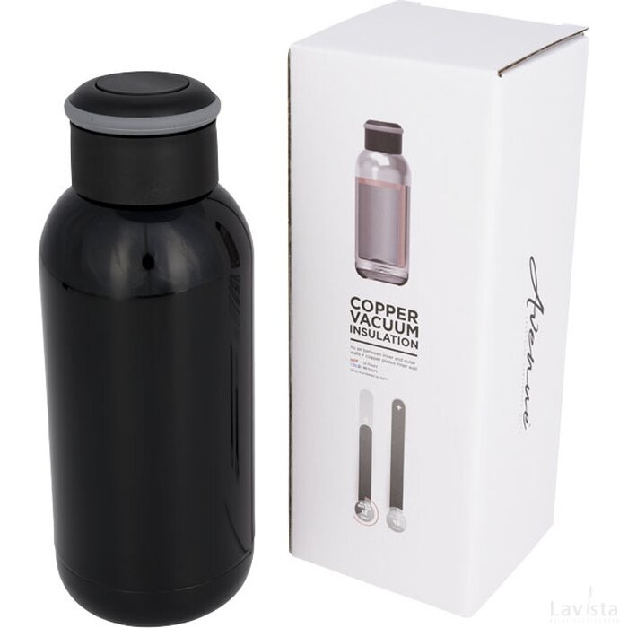 Copa mini koper vacuüm geïsoleerde fles Zwart