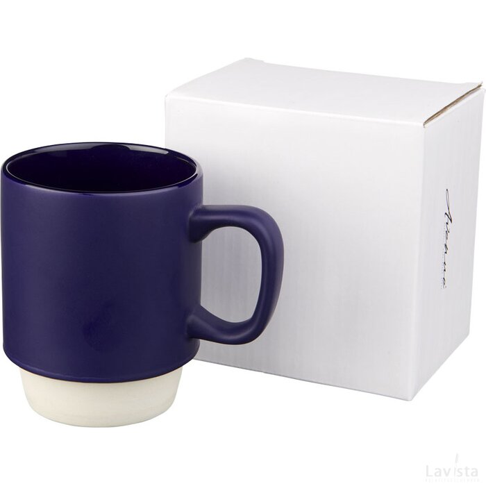 Arthur 420 ml keramische mok blauw Blauw