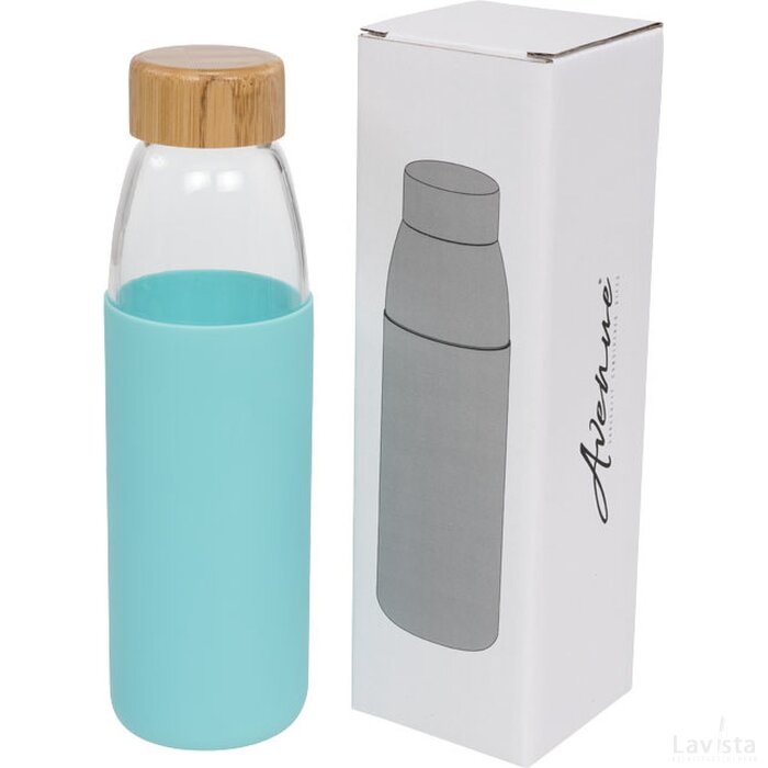 Kai 540 ml glazen drinkfles Mintgroen