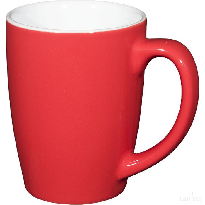 Mendi 350 ml keramische mok Rood