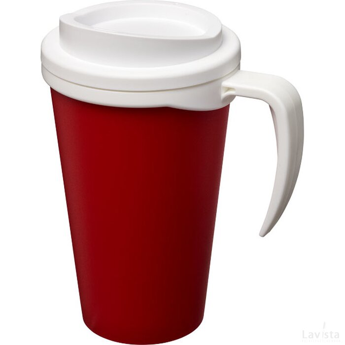 Americano® grande 350 ml geïsoleerde beker Rood,Wit Rood, Wit Rood/Wit