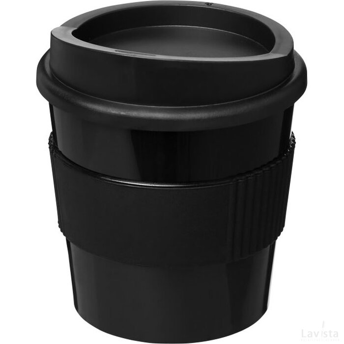 Americano® primo 250 ml beker met grip Zwart