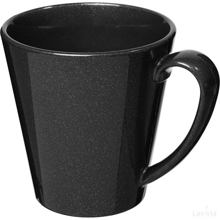 Supreme 350 ml kunststof mok Midnight Black Middernacht zwart