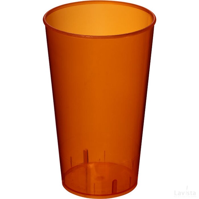 Arena 375 ml kunststof beker Transparant oranje