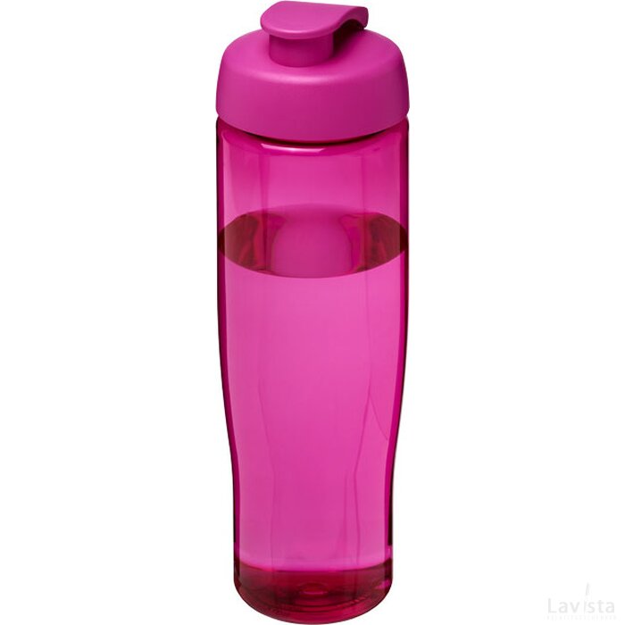 H2O Tempo® 700 ml sportfles met flipcapdeksel Roze Magenta