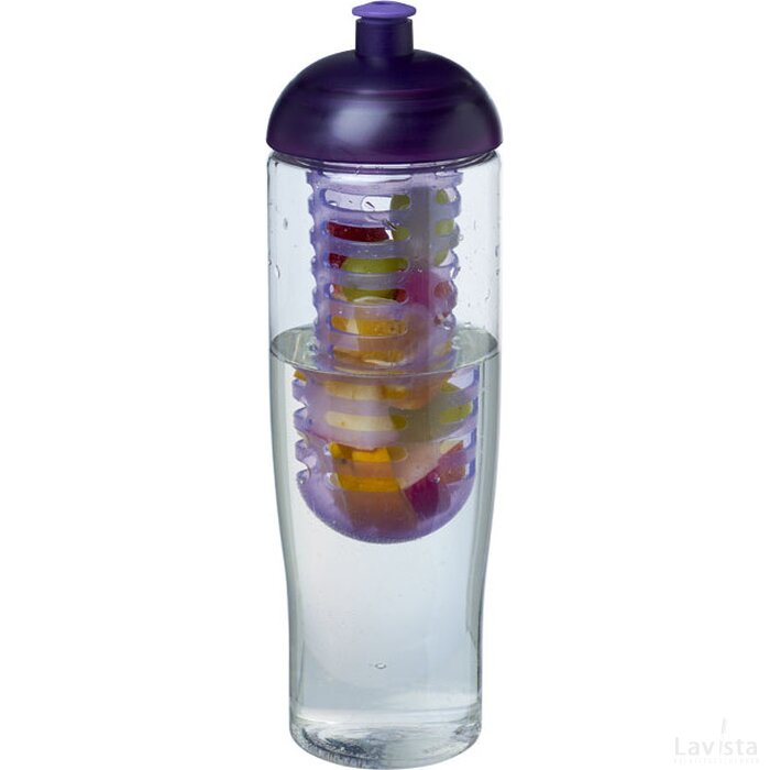 H2O Tempo® 700 ml bidon Transparant, Paars Transparant/Paars