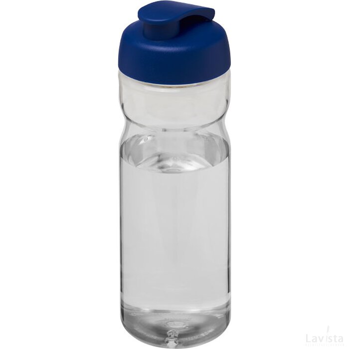 H2O Base® 650 ml sportfles Transparant, Blauw