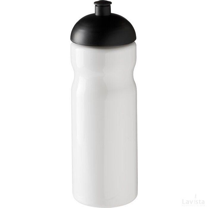 H2O Base® 650 ml bidon met koepeldeksel Wit,Zwart Wit, Zwart Wit/Zwart