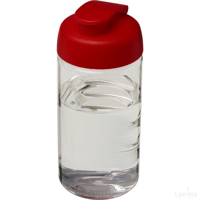 H2O Bop® 500 ml sportfles rood Transparant, Rood