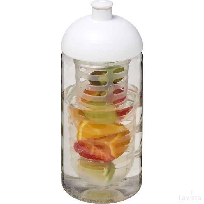 H2O Bop® 500 ml bidon Wit Transparant, Wit Transparant/Wit