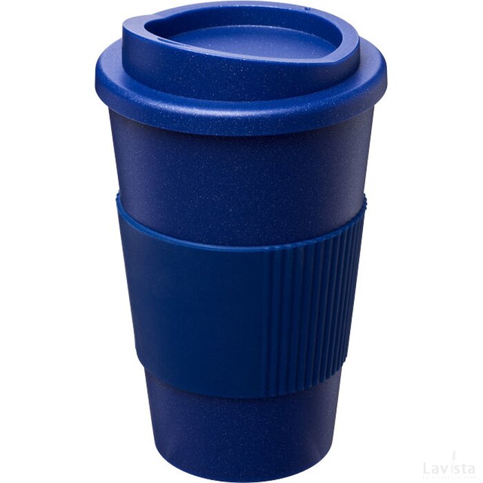 Americano® Midnight grip 350 ml geïsoleerde beker blauw Blauw Glitter blauw