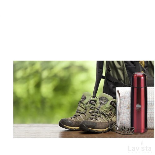 Thermocolour Thermosfles Metallic Rood