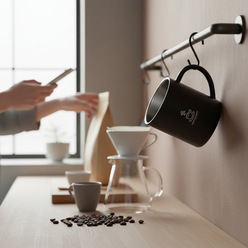 RCS Recycled Steel Iso mok (300 ml) Zwart 300 ml