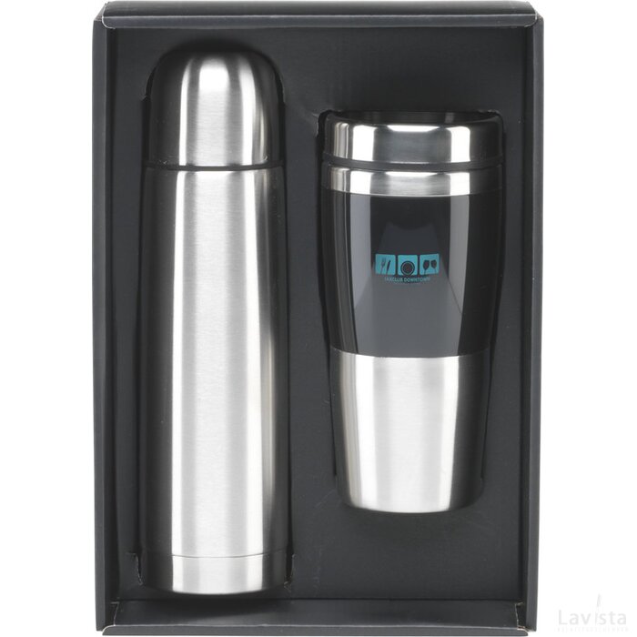 Thermoking Thermos Geschenkset Zilver