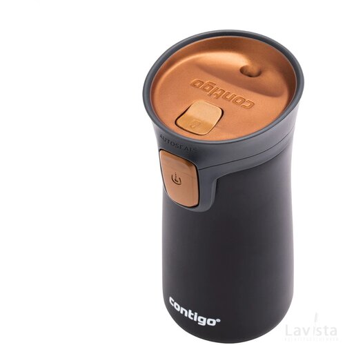 Contigo® Pinnacle Thermosbeker Zwart/Bruin