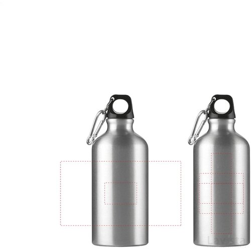 Alumini 500 Ml Aluminium Waterfles Zwart