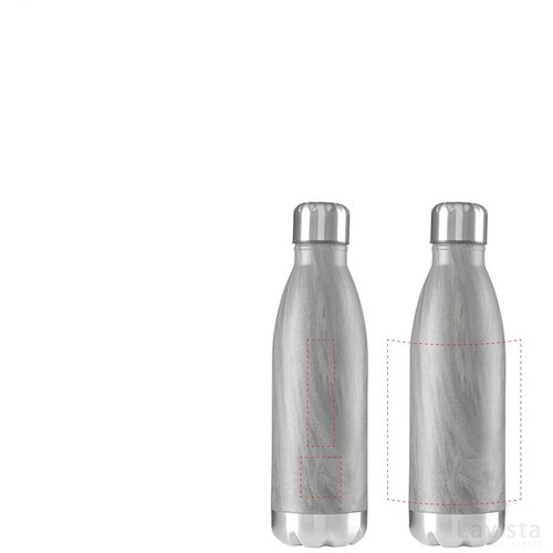 Topflask Wood 500 Ml Drinkfles Bruin