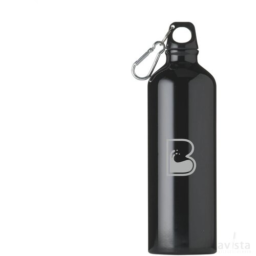 Alumaxi 750 Ml Aluminium Waterfles Zwart