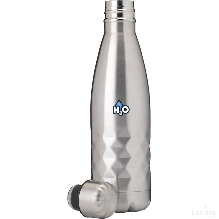 Topflask Graphic Drinkfles Zilver