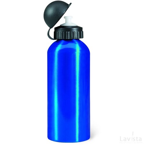 Metalen bidon 600 ml Biscing blauw