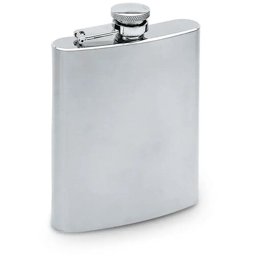 Heupfles Slimmy flask mat Zilver 200 ml