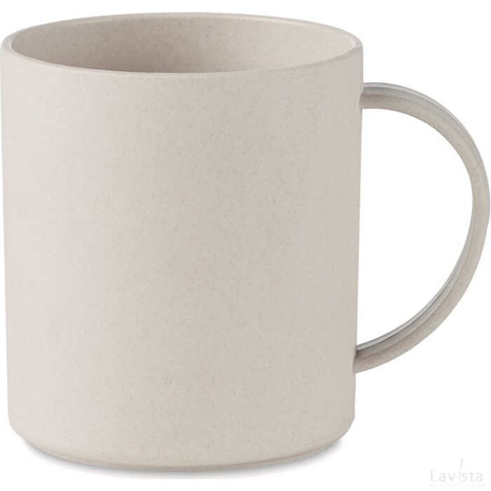 Mok van bamboe/maïs pla Nan mug wit