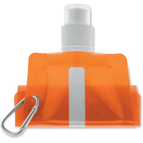 Opvouwbare drinkfles Gates transparant oranje