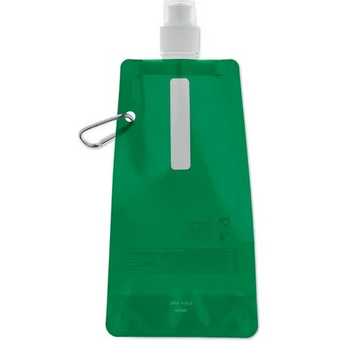 Opvouwbare drinkfles Gates transparant groen