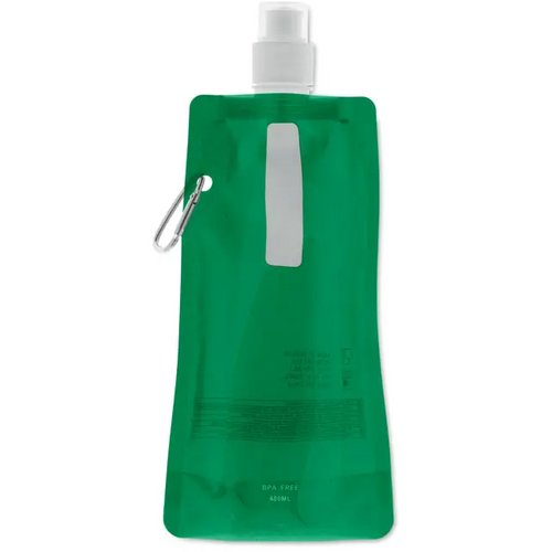 Opvouwbare drinkfles Gates transparant groen