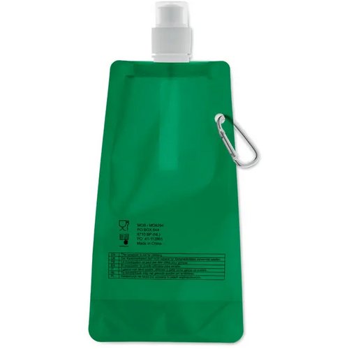 Opvouwbare drinkfles Gates transparant groen