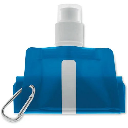 Opvouwbare drinkfles Gates transparant blauw
