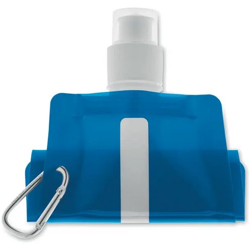 Opvouwbare drinkfles Gates transparant blauw