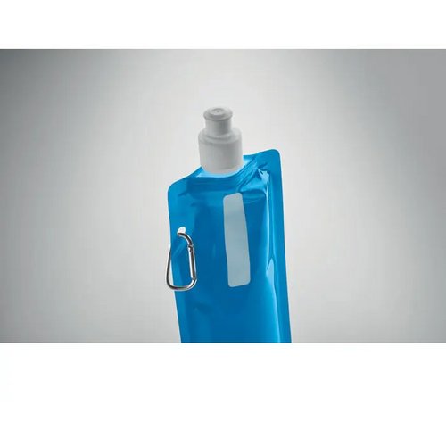 Opvouwbare drinkfles Gates transparant blauw