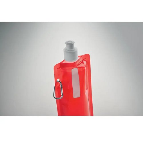 Opvouwbare drinkfles Gates transparant rood
