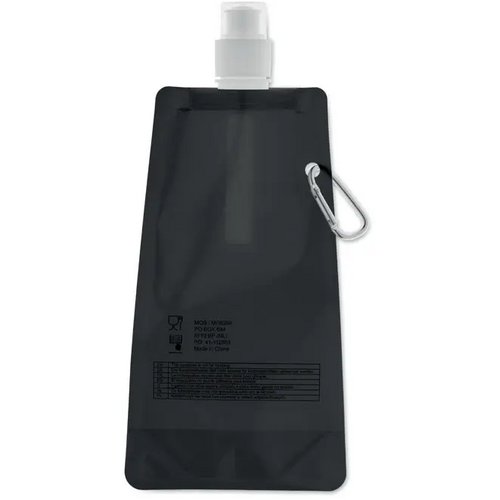 Opvouwbare drinkfles Gates zwart
