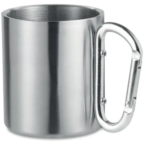 Dubbelwandige mok Trumbo Zilver 220 ml