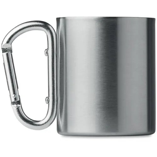 Dubbelwandige mok Trumbo Zilver 220 ml