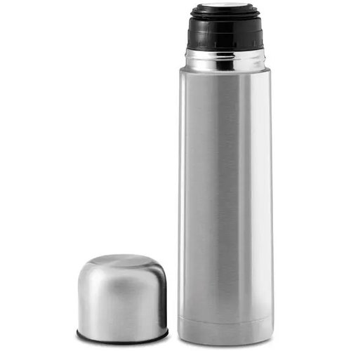 Dubbelwandige drinkfles 500ml Chan mat zilver