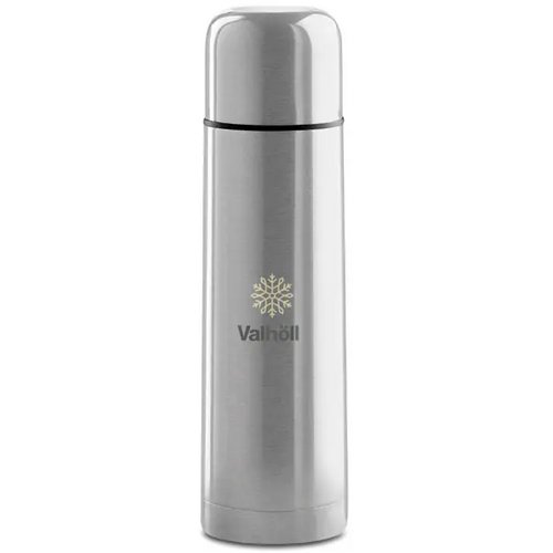 Dubbelwandige drinkfles 500ml Chan mat zilver